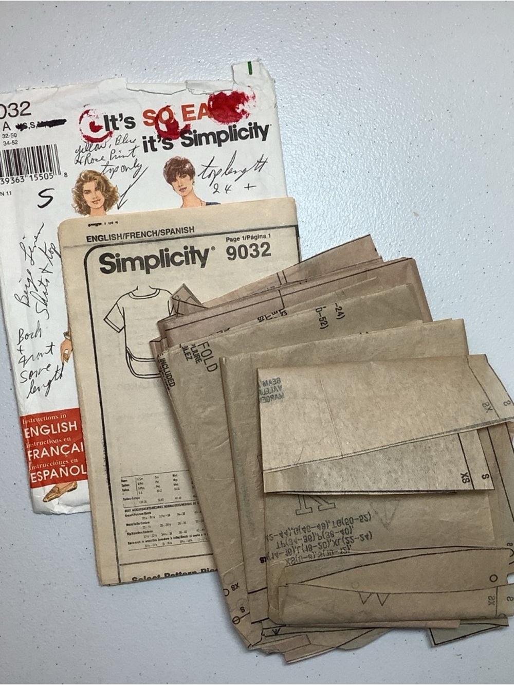 Simplicity 9032 Sewing Pattern - Picture 3 of 3